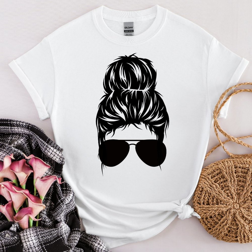 Messy Bun Graphic T-shirt